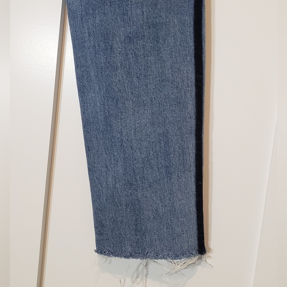 Pacsun Vintage Icon Jeans Straight Leg High Rise Black Velvet Stripes Size 28 - Picture 13 of 14